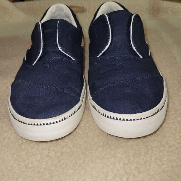 Toms Pasadena slip on shoes blue and white size 5.5. ^ - Picture 2 of 9